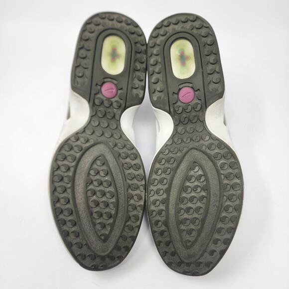 Nike Air Max Sneakers Women 11 Sphere Green & Pink Woven 302260 VTG 2002 - Picture 9 of 11